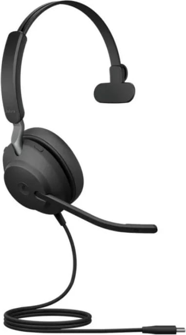 Kufje Jabra Evolve2 40 SE Mono UC USB-C, e zezë