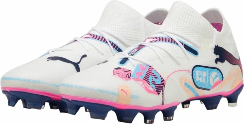 Çizme futbolli Puma për meshkuj, të bardha