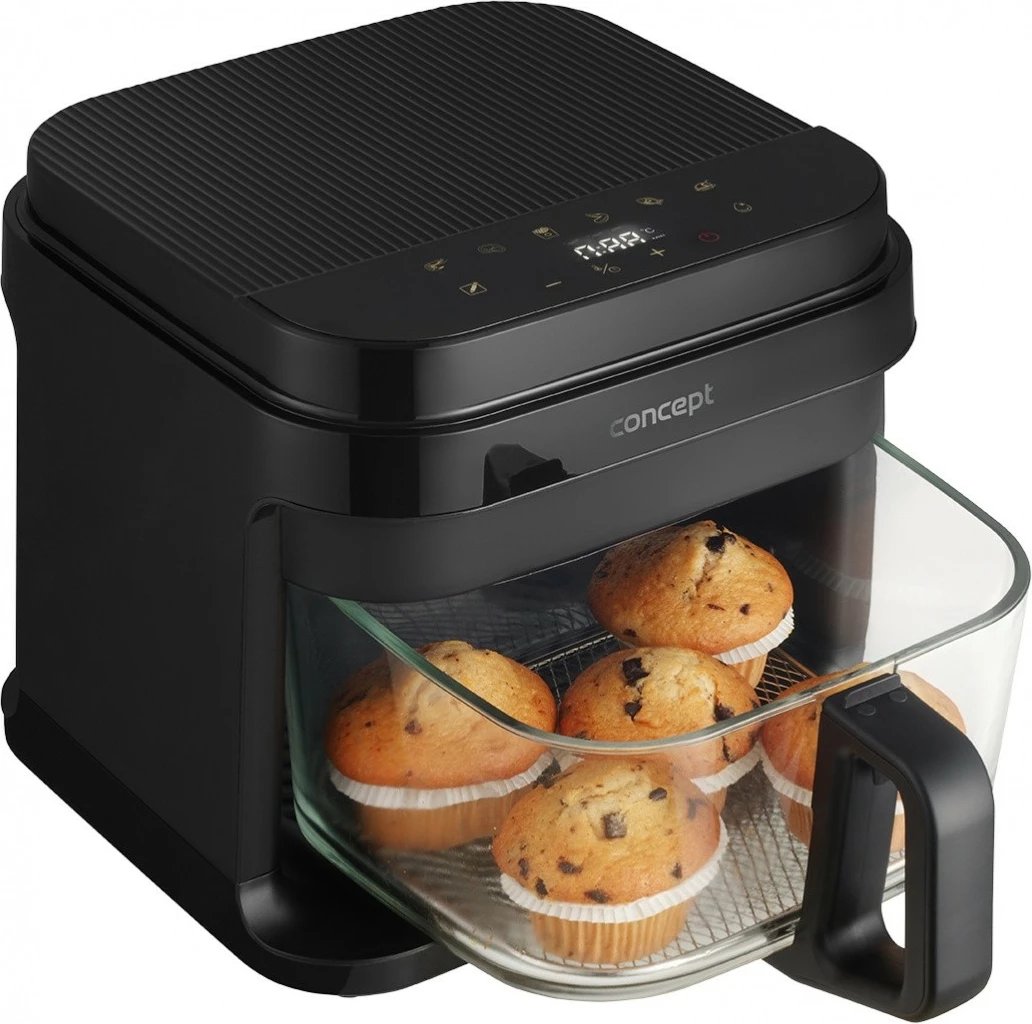 Fritezë me ajër të nxehtë Concept FR5500, 5.5L, e zezë