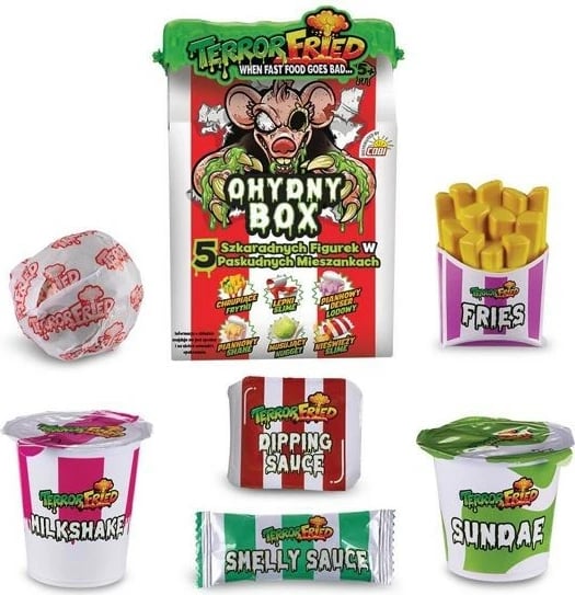 Set figurash Terror Fried Cobi Disgusting Box, 5 copë