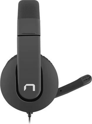 Kufje Natec Rhea me mikrofon, NSL-1452, Stereo, 2x 3.5mm, E zezë