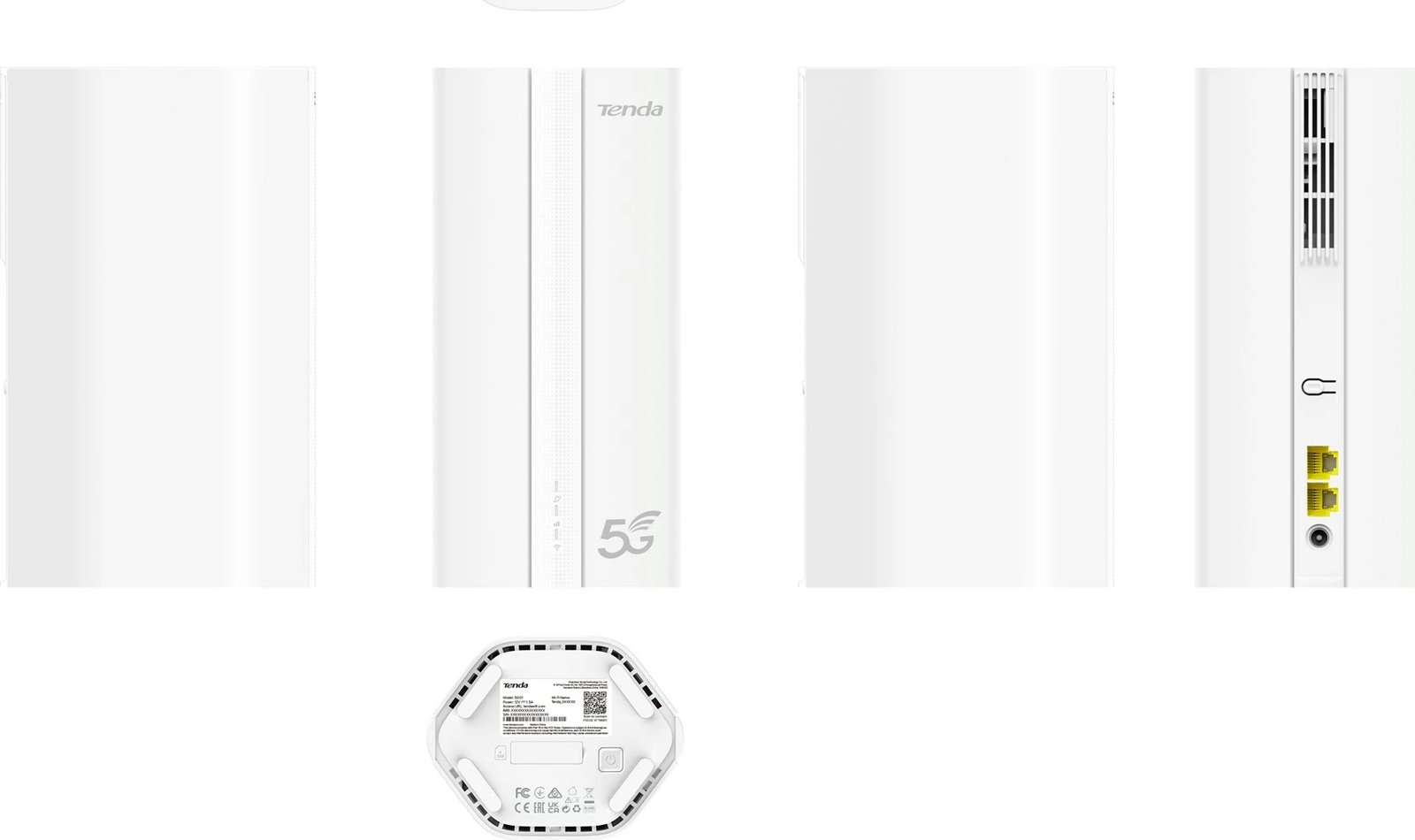 Kasë router Tenda 5G01, Wi-Fi 6, 5G, Dual-band, e bardhë