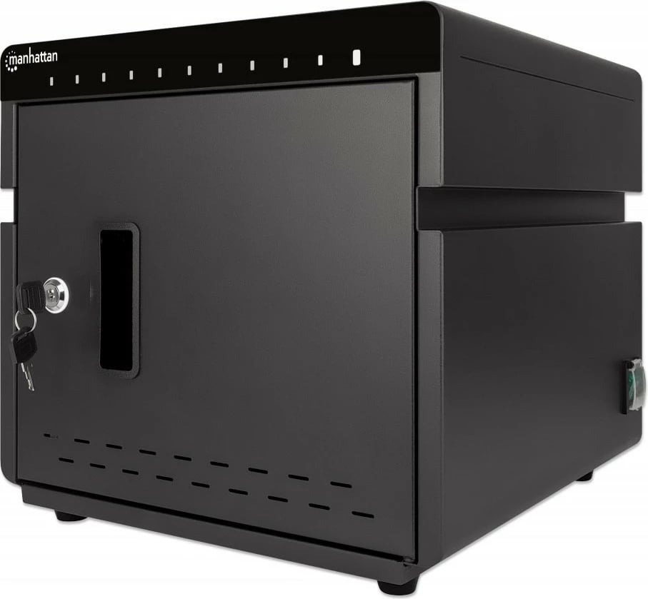 Stacion karikimi Manhattan 715942, 10 porta USB-C PD, 180W, i zi