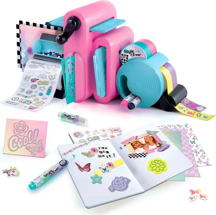 Set kreativ Epee Decor Project Workshop 3-in-1, 150+ aksesorë, për fëmijë, shumëngjyrësh