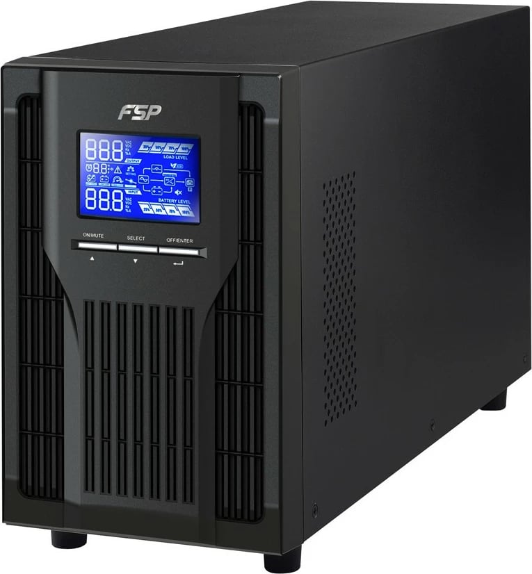 UPS FSP Champ Tower 1K, Double-conversion (Online), 1 kVA, 900 W, Pure sine, E zezë
