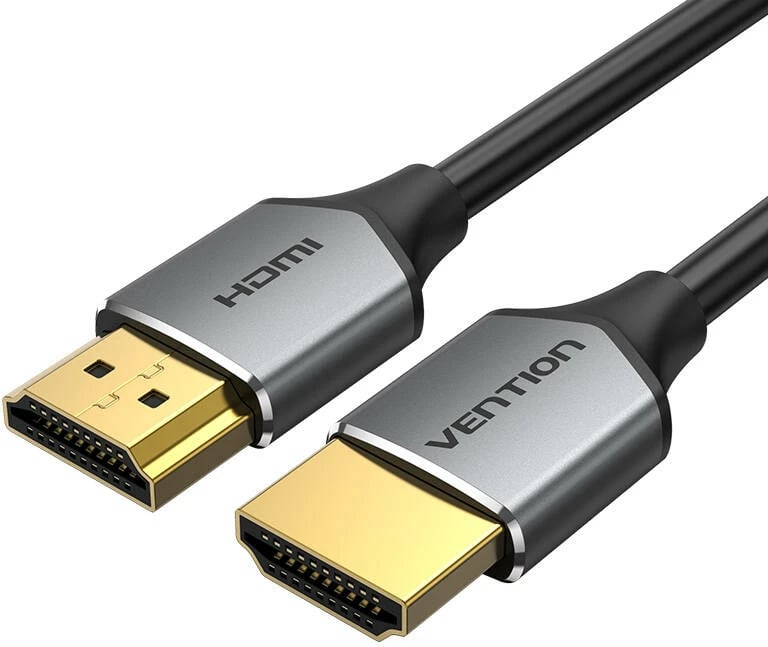Kabllo HDMI ultra e hollë Vention ALEHI, 3m, 4K 60Hz, Gri