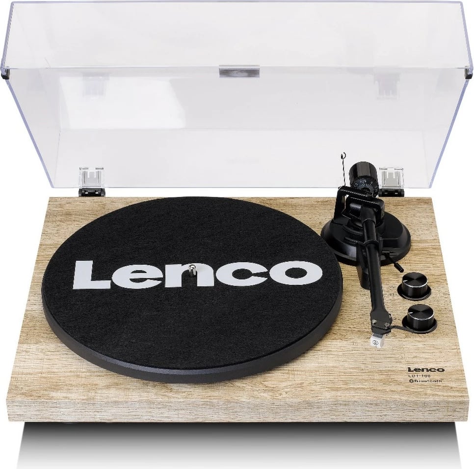 Gramafon Lenco LBT-188 Pine, Bluetooth, USB, bezhë