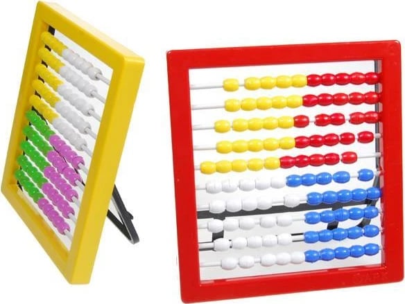 Abakus plastik ARK, H15x14x1cm, shumëngjyrësh