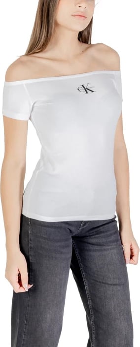 Maicë Calvin Klein Jeans femra e bardhë