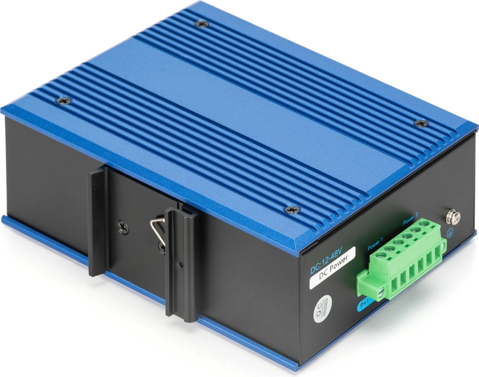 Switch industrial Digitus DN-651150, 8 porte Gigabit, 2 porte SFP, kasë metalike, IP40