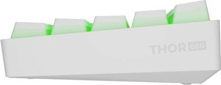Tastierë mekanike Genesis Thor 660 G2, RGB, Gateron Brown, e bardhë