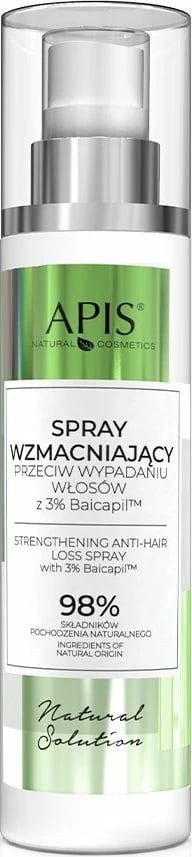 Spray kundër rënies së flokëve APIS Natural Solution Strengthening, 150ml