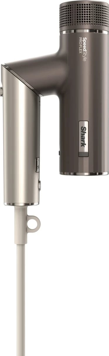Tharëse flokësh Shark SpeedStyle Pro Flex HD542EU, 1700W, jonizim, 4 aksesorë, ngjyrë argjendtë