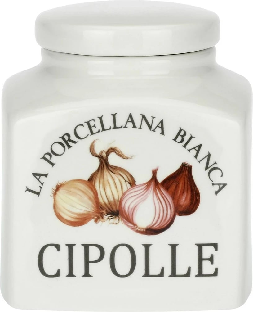 Enë qeramike LA PORCELLANA BIANCA për qepë, 3.5 ltr, Bardhë