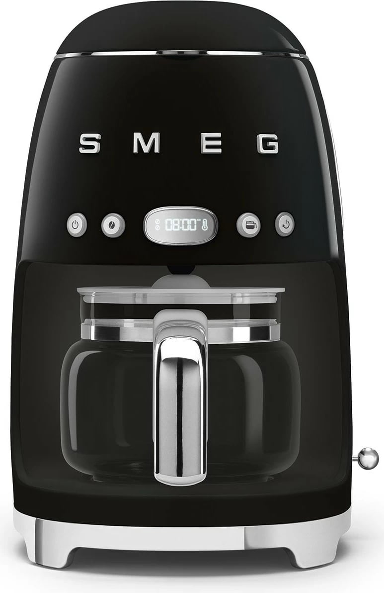 Aparat kafe SMEG DCF02BLEU, 10 filxhanë, manual, i zi