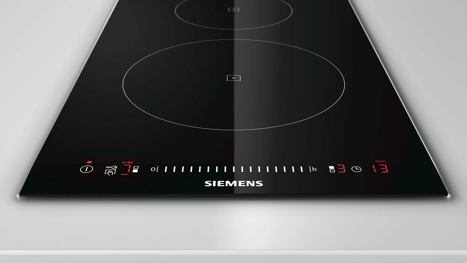Pianurë me induksion Siemens EH375FBB1E, 2 zona, e zezë, e integruar