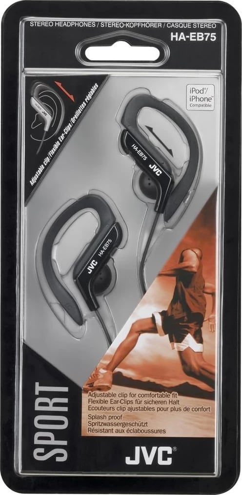 Kufje JVC HA-EB75, të zeza