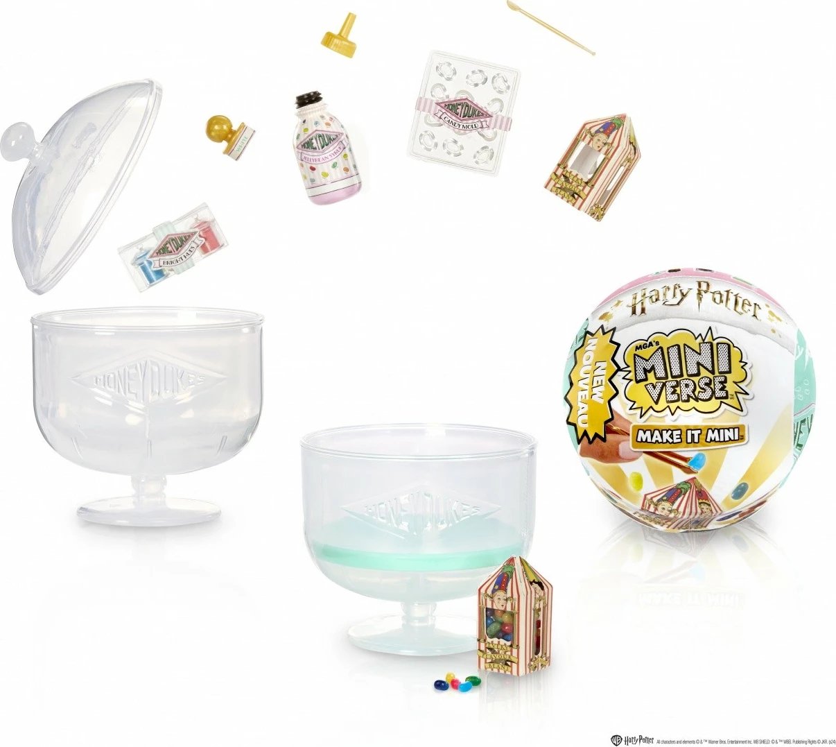 Figurinë koleksionuese MGA Miniverse Make It Mini Harry Potter Honeydukes, set, plastikë