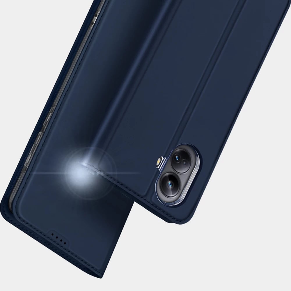 Mbështjellës Dux Ducis Skin Pro për Xiaomi Redmi A1+, me kapak, xhep kartelash dhe stand, e zezë