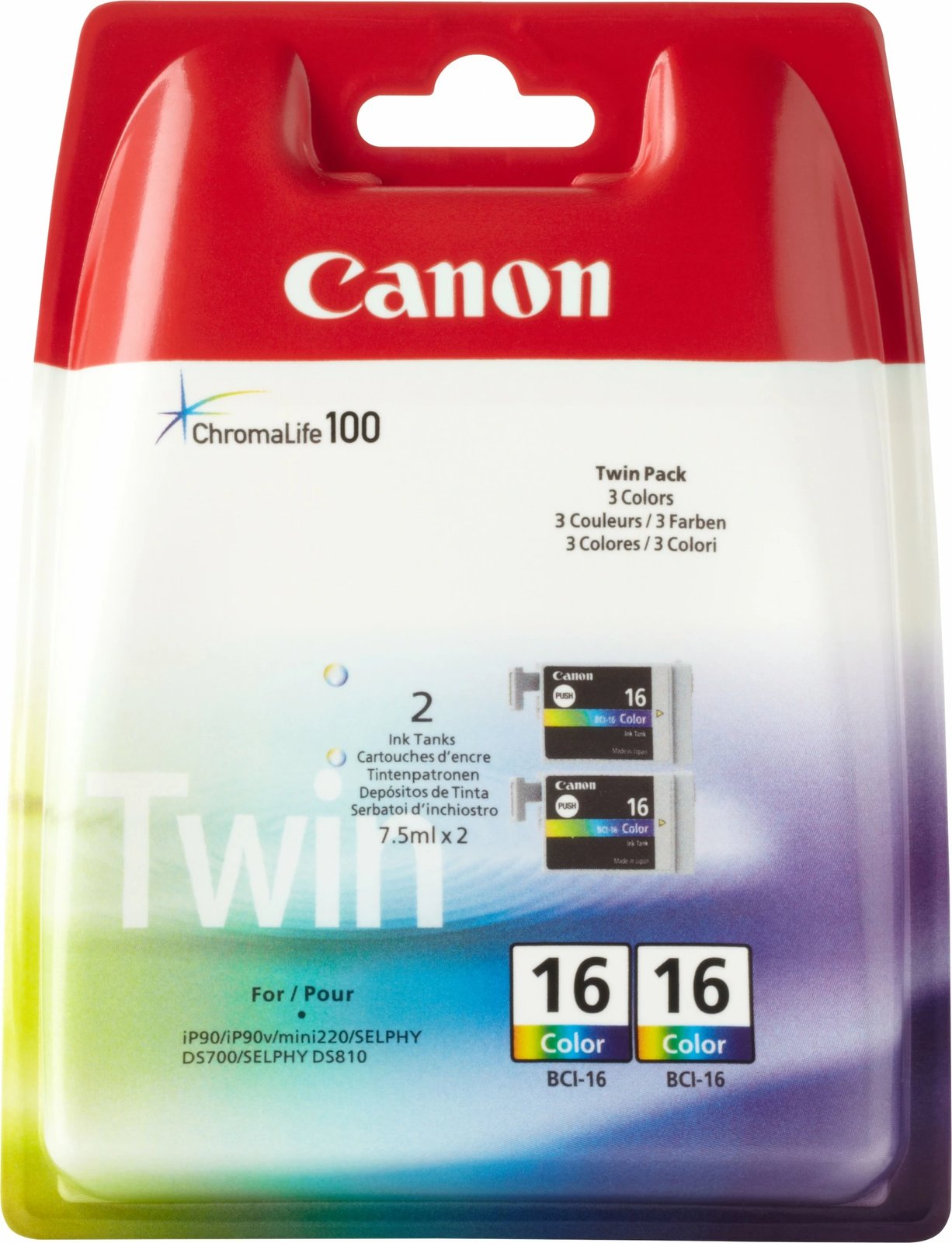 Toner Canon BCI-16 C/M/Y, Twin Pack, 199 faqe