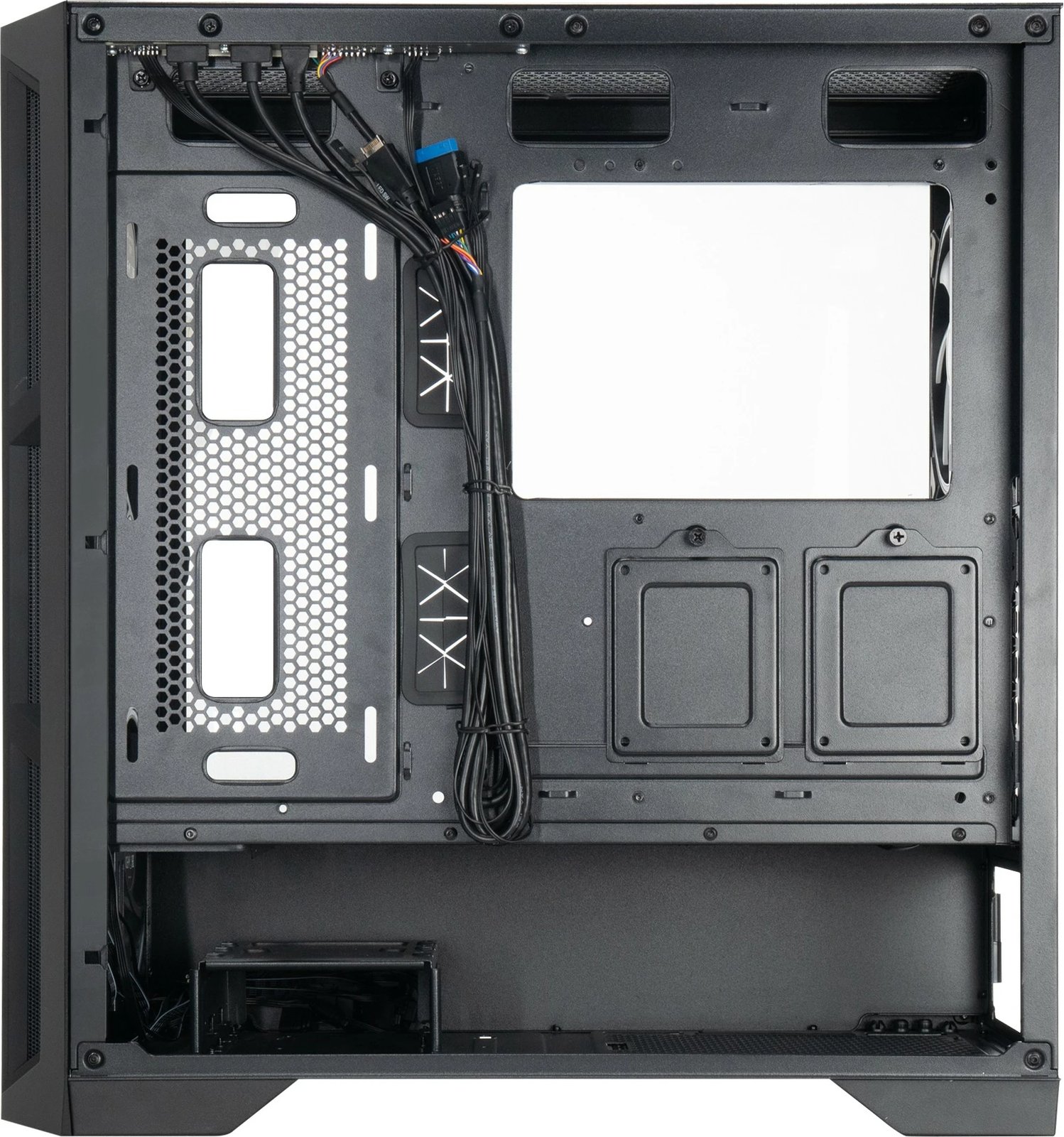 Kasë Chieftec APEX Lumo, Midi Tower, RGB, E-ATX, e zezë