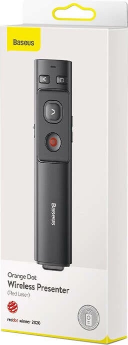 Telekomandë prezantimi Baseus Orange Dot me tregues lazer, USB/USB-C, Gri