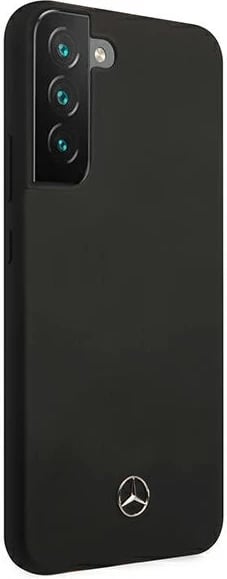 Mbështjellës Mercedes Silicone për Samsung Galaxy S22, i zi