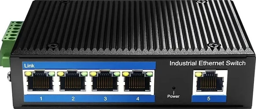 Switch CUDY IF1005P, 5 porta, Fast Ethernet, PoE, i zi