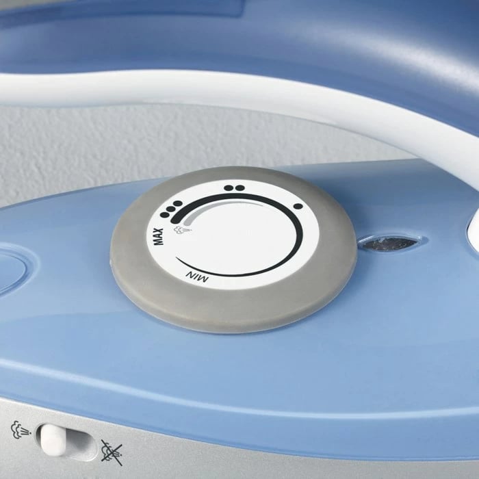Hekur SEVERIN BA3234, Dry & Steam, 1000 W, pllaka inoks, Blu/Argjend