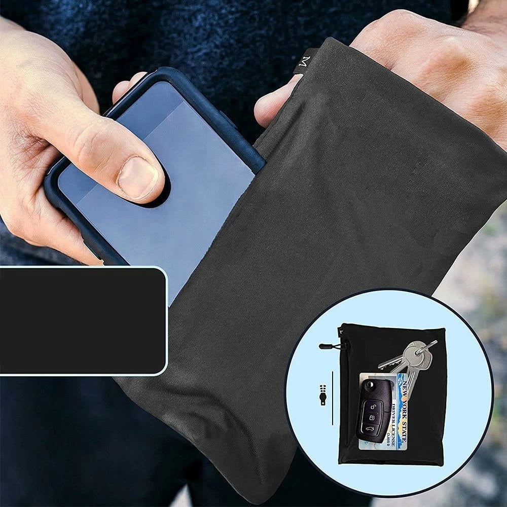 Mbështjellës për telefon Hurtel running armband, S, blu e errët