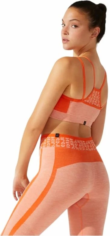 Sutiene sportive Asics për femra, ngjyrë portokalli