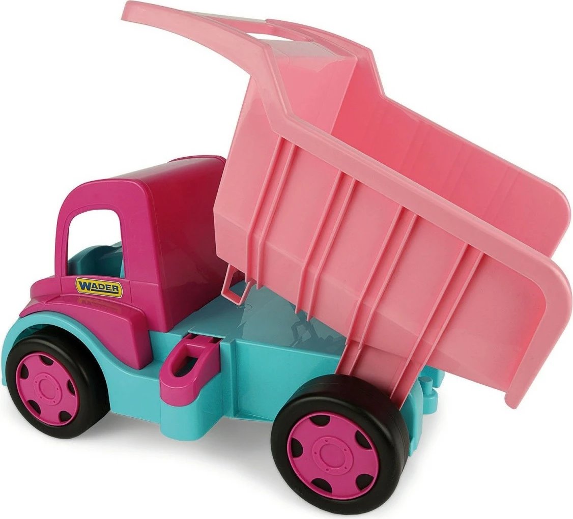 Kamion lodër Wader Gigant Pink Dump Truck, 55 cm, Rozë/Blu