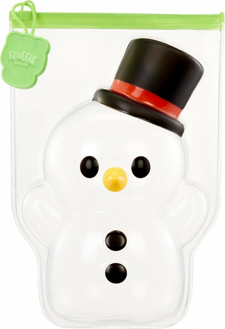 Lodër pelushi Fluffie Stuffiez Snowman, 10", multikolor