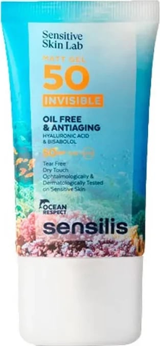Xhel mat për fytyrë Sensilis Matt Gel SPF50 Invisible unisex 40ml