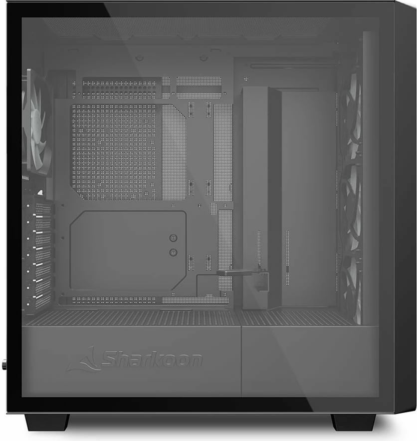 Kasë Sharkoon Rebel C70G RGB midi tower, e zezë