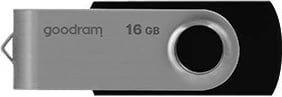 USB Goodram UTS2, 16 GB, e zezë/argjend