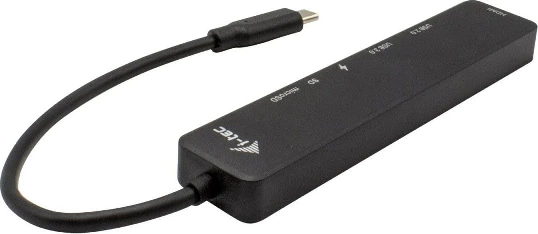 Kasë i-tec C31TRAVELEASYDOCKPD, USB-C, HDMI 4K, Power Delivery 60W, e zezë