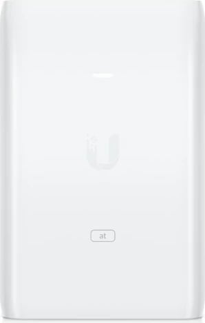 Adapter PoE Ubiquiti U-POE-AT, Gigabit Ethernet, Bardhë