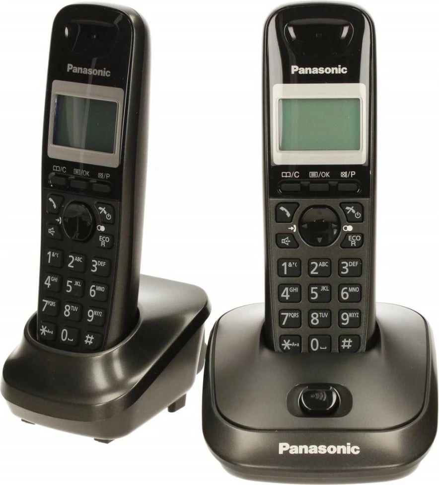 Telefon pa kabllo Panasonic KX-TG2512 Duo, Gri