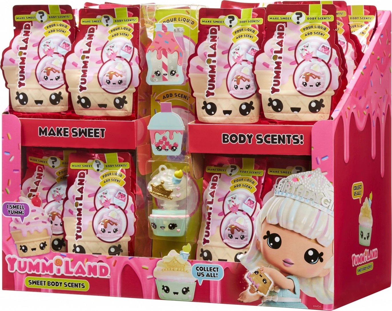 Set figurina Yummiland Num Noms Body Scent nga MGA, 24 copë, plastikë, për vajza