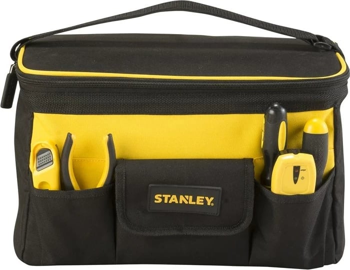 Çantë veglash Stanley STST1-73615, 14", poliestër, zi/verdhe