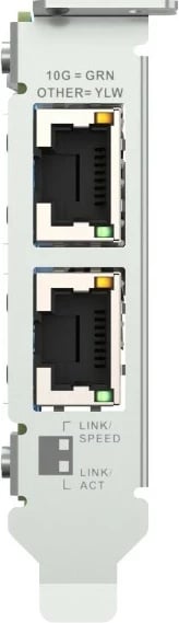Kartë rrjeti QNAP QXG-10G2T, Ethernet 10 Gigabit, PCI Express, Gjelbër