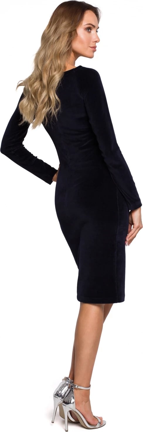 Fustan Moe 149958, ngjyrë blu e errët