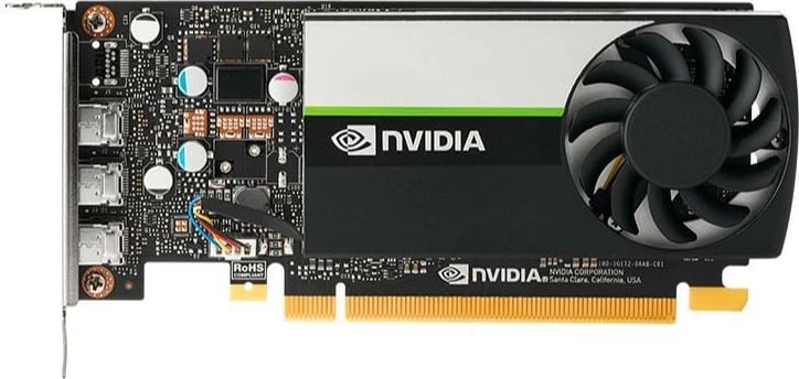 Kartë grafike PNY Quadro T400, 4GB DDR6, PCI-E, 3x Mini DisplayPort, e zezë