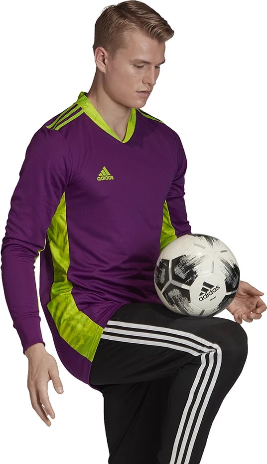 Fanellë portieri për meshkuj adidas, e purpurtë