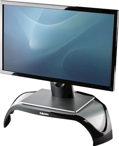 Mbajtëse monitori Fellowes Smart Suites, 3 nivele lartësie, deri 21 inç, e zezë