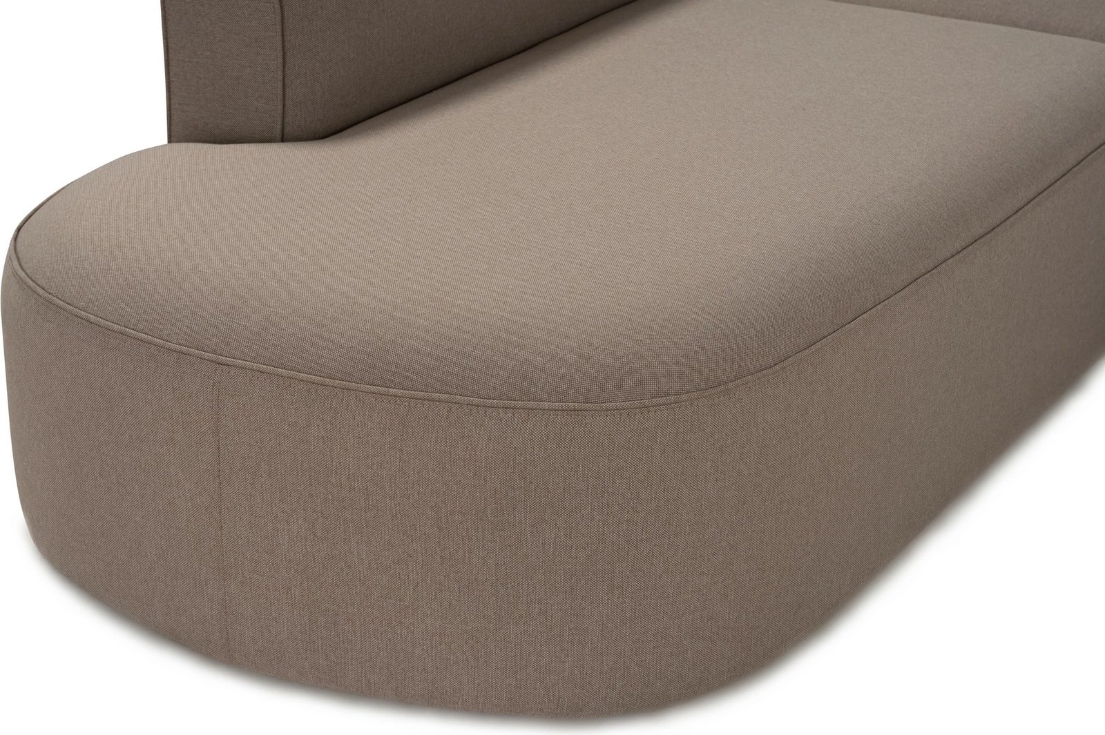 Këndare Atelier del Sofa, Mora (X-Oval-L1-O1-O1-R1), ngjyrë kafe e çelët