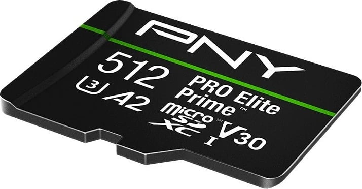 Kartelë memorie microSDXC PNY Elite Prime 512GB me adapter SD