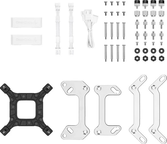 Ftohës i plotë për procesorin DeepCool LT520 WH, 12 cm, i bardhë