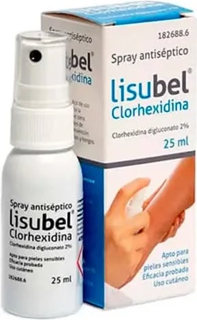 Spray antiseptik Lisubel Clorhexidina 2%, 25ml